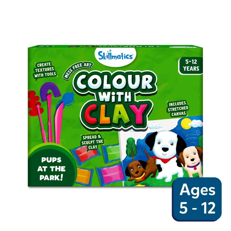 Skillmatics Colour With Clay - Pups at the Park