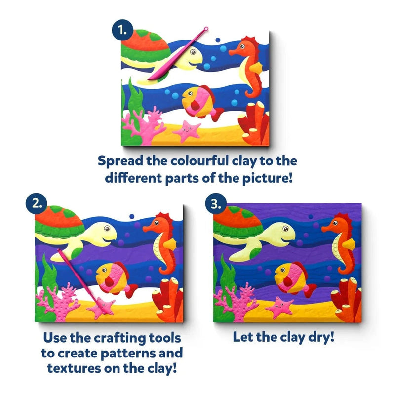 Skillmatics Colour With Clay - Under The Ocean