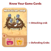 Skillmatics Crab Clash | Fiercely Fun Card Game of Attack and Defense