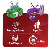 Skillmatics Crab Clash | Fiercely Fun Card Game of Attack and Defense