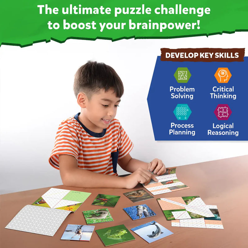 Skillmatics Craftopedia: Coolest Creatures | Origami Puzzle Book