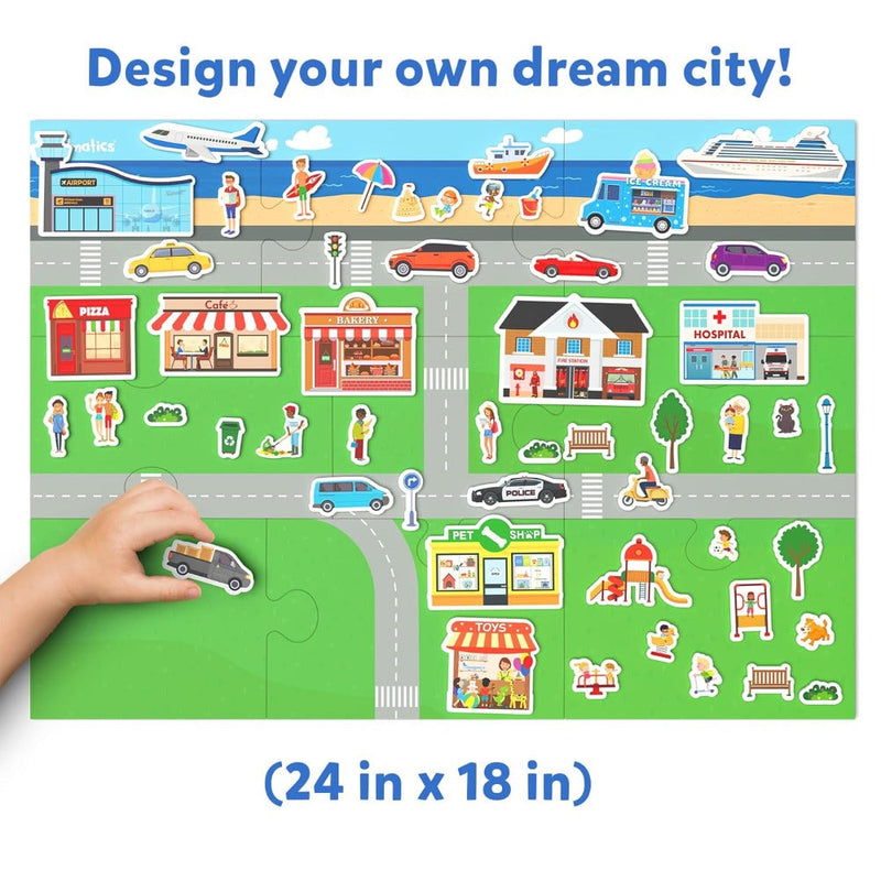 Skillmatics Creative Toy Magnetopia - Design Your City