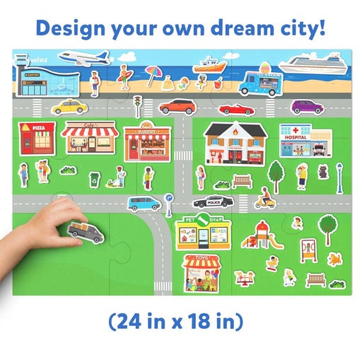 Skillmatics Creative Toy Magnetopia - Design Your City-Kids Games-Skillmatics-Toycra