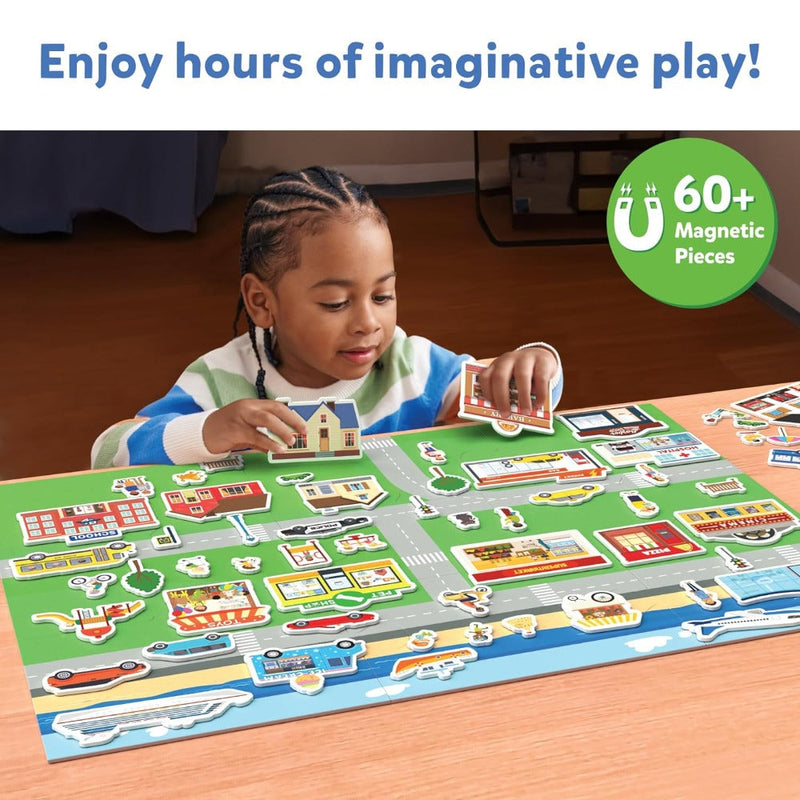 Skillmatics Creative Toy Magnetopia - Design Your City