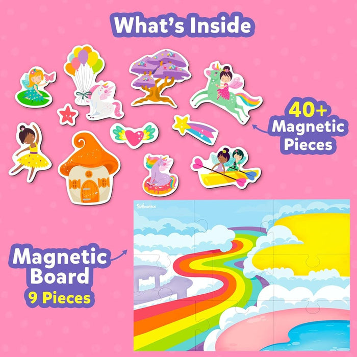 Skillmatics Creative Toy Magnetopia - Princess & Unicorn Land-Kids Games-Skillmatics-Toycra