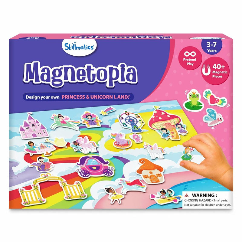 Skillmatics Creative Toy Magnetopia - Princess & Unicorn Land