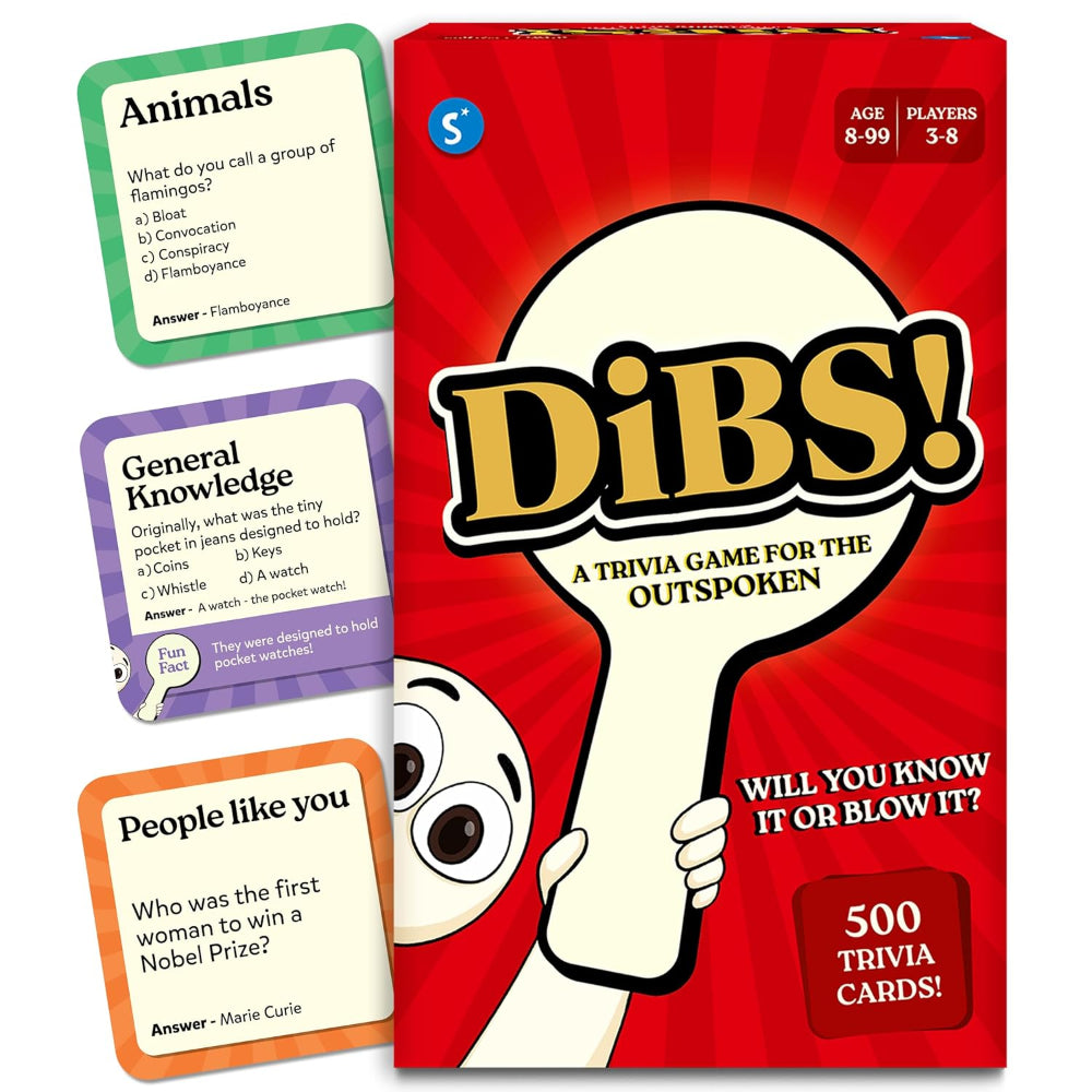 Skillmatics Dibs Exciting Trivia Card Game