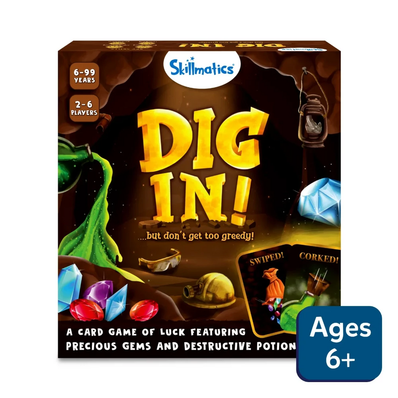 Skillmatics Dig In | Fun & Fast-paced Game of Luck