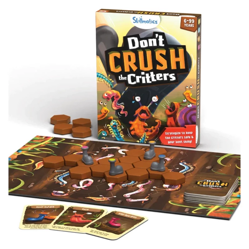 Skillmatics Don't Crush The Critters Board Game