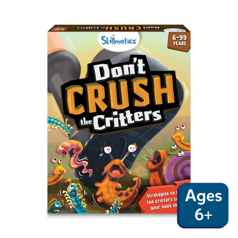 Skillmatics Don't Crush The Critters Board Game