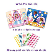Skillmatics Dot It Sparkle Edition Sticker Art Activity - Unicorns & Princesses