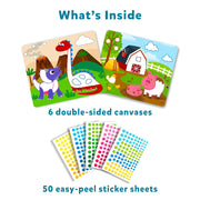 Skillmatics Dot It Sticker Art Activity - Animals & Dinosaurs Combo