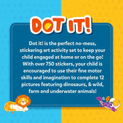 Skillmatics Dot It Sticker Art Activity - Animals & Dinosaurs Combo