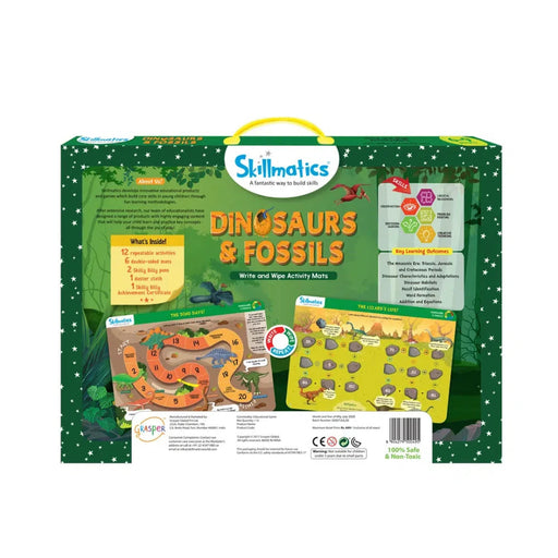 Skillmatics Educational Game Dinosaurs and Fossils Reusable Activity Mats-Kids Games-Skillmatics-Toycra