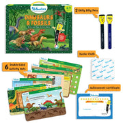 Skillmatics Educational Game Dinosaurs and Fossils Reusable Activity Mats