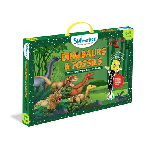 Skillmatics Educational Game Dinosaurs and Fossils Reusable Activity Mats-Kids Games-Skillmatics-Toycra