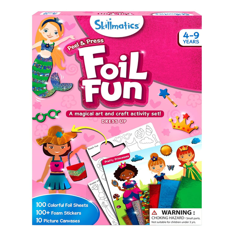 Skillmatics Foil Fun Dress Up No Mess Art Kit