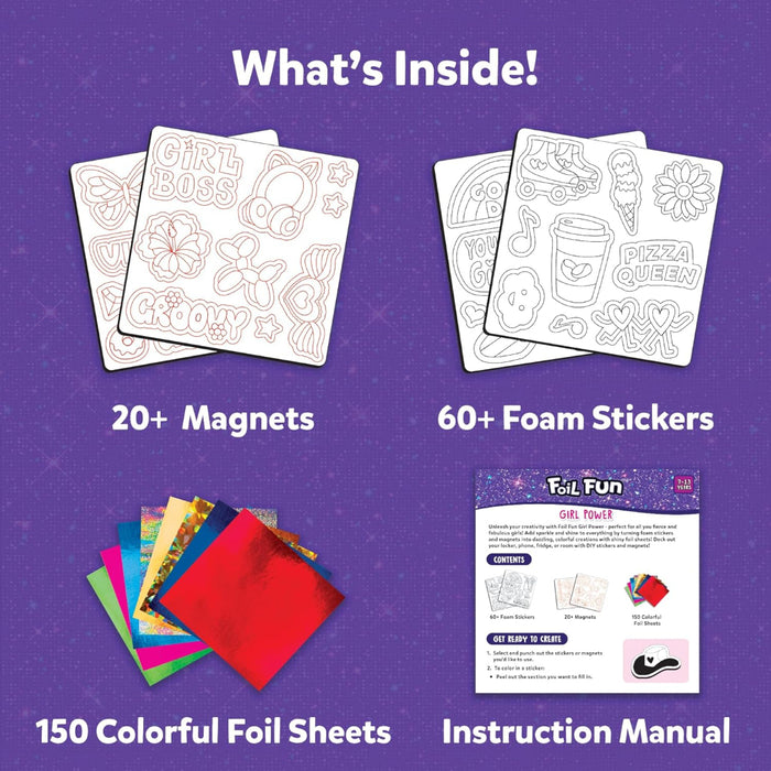 Skillmatics Foil Fun - Girl Power-Arts & Crafts-Skillmatics-Toycra