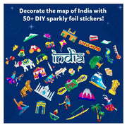 Skillmatics Foil Fun Incredible India | No Mess Art Kit (Ages 4-12)