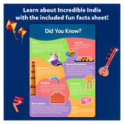 Skillmatics Foil Fun Incredible India | No Mess Art Kit (Ages 4-12)