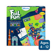 Skillmatics Foil Fun Incredible India | No Mess Art Kit (Ages 4-12)