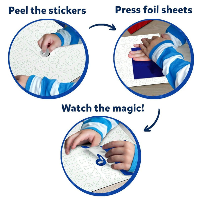 Skillmatics Foil Fun Letter & Number Stickers