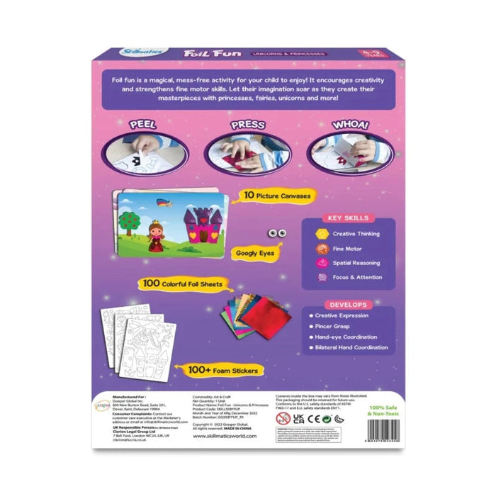 Skillmatics Foil Fun No Mess Art Kit-Arts & Crafts-Skillmatics-Toycra