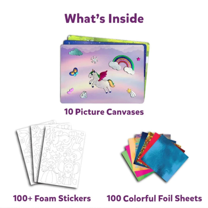 Skillmatics Foil Fun No Mess Art Kit-Arts & Crafts-Skillmatics-Toycra