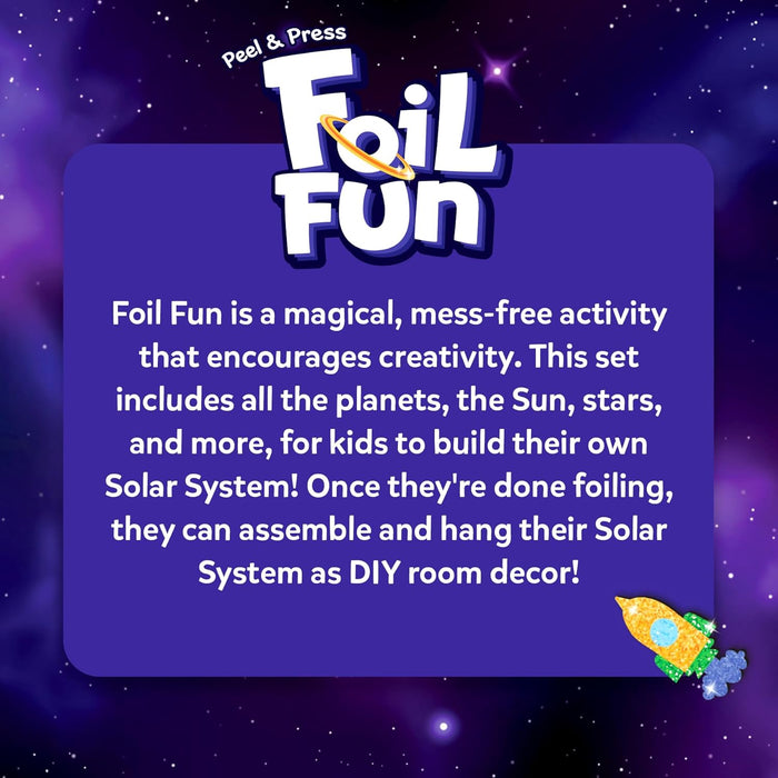 Skillmatics Foil Fun Solar System - Space Art & Craft Kit-Arts & Crafts-Skillmatics-Toycra