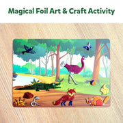 Skillmatics Foil Fun: World Of Animals | No Mess Art Kit