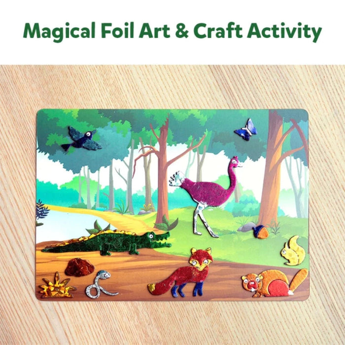 Magical Creative Art Craft Foil Sheets No Mess Fun Crafts for Kids Educational T Magical Creative Art Craft Foil Sheets No Mess Fun Crafts for Kids Educational T