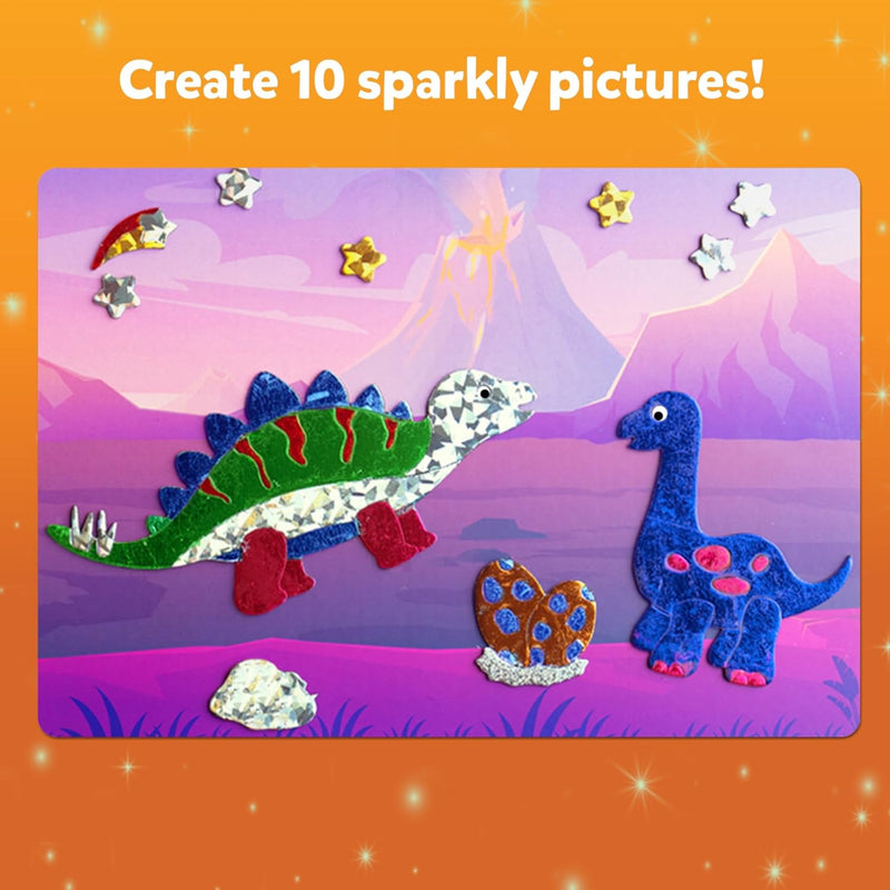 Skillmatics Foil Fun World Of Dinosaurs | No Mess Art Kit (ages 4-9)