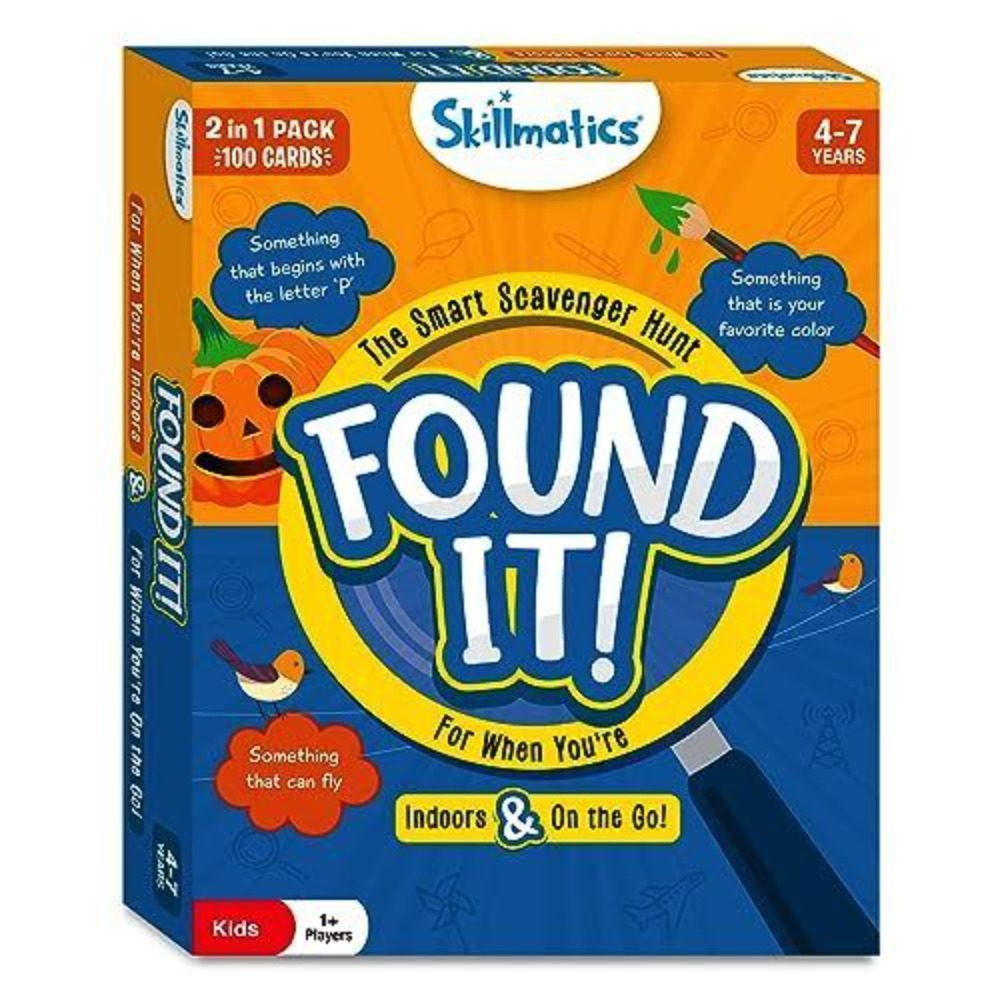 Skillmatics Found It Card Game - For When You're Indoors & On the Go