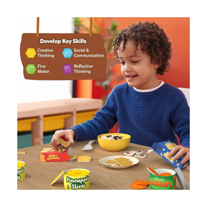 Skillmatics Grocery Set With Play Food Inside-Pretend Play-Skillmatics-Toycra