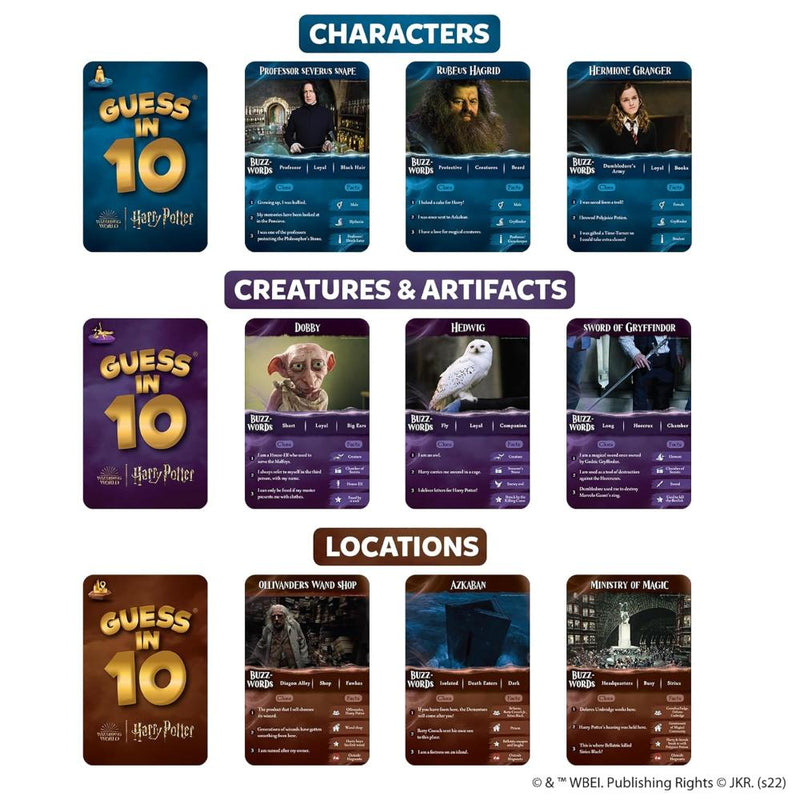 Skillmatics Guess in 10 Harry Potter Board Game