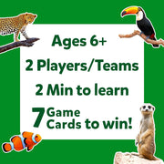 Skillmatics Guess in 10: Picture Clues Animal Planet | Trivia card game (ages 6+)