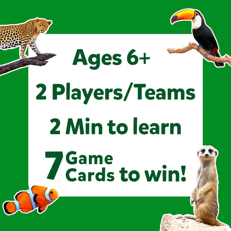 Skillmatics Guess in 10: Picture Clues Animal Planet | Trivia card game (ages 6+)