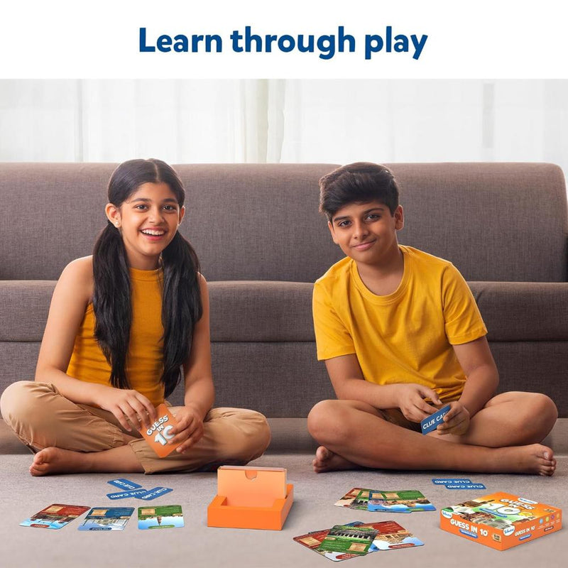 Skillmatics Guess in 10: Wonders of India | Trivia card game (ages 8+)
