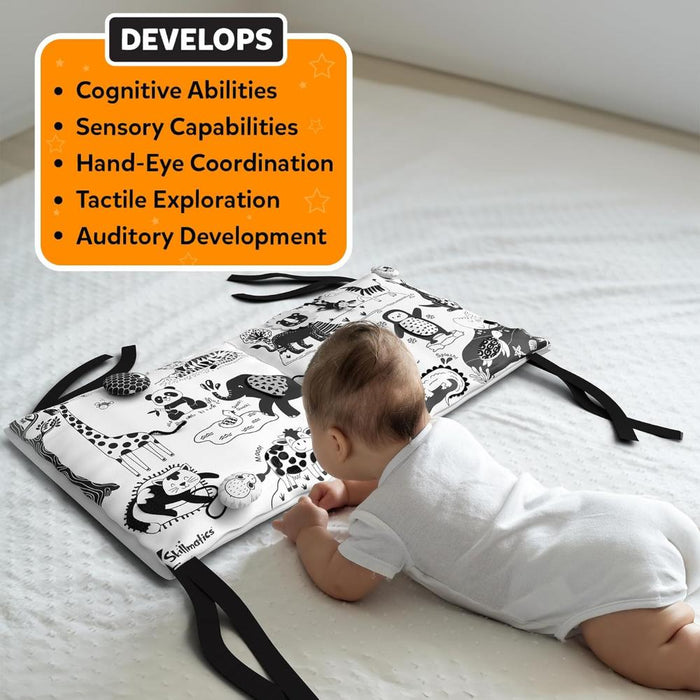 Skillmatics High Contrast Sensory Cloth Mat-Mats, Gym & Activity-Skillmatics-Toycra