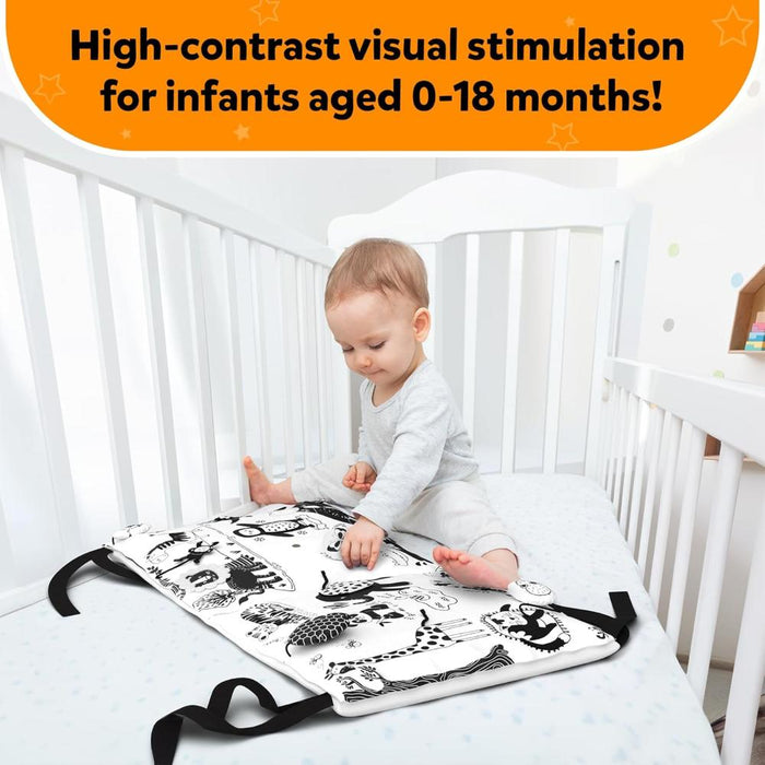 Skillmatics High Contrast Sensory Cloth Mat-Mats, Gym & Activity-Skillmatics-Toycra