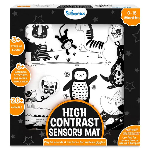 Skillmatics High Contrast Sensory Cloth Mat-Mats, Gym & Activity-Skillmatics-Toycra