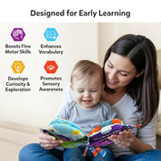 Skillmatics Incy Wincy Spider: Interactive Sensory Cloth Book