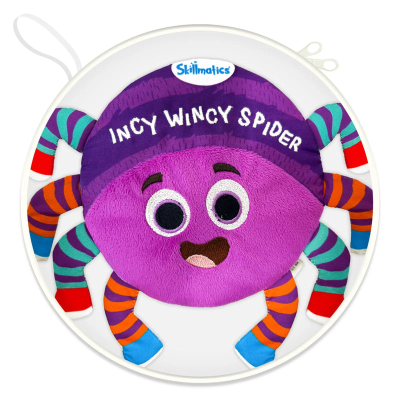 Skillmatics Incy Wincy Spider: Interactive Sensory Cloth Book