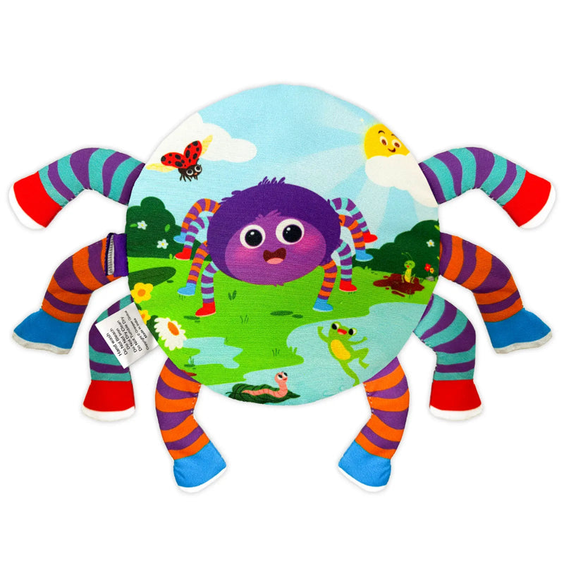 Skillmatics Incy Wincy Spider: Interactive Sensory Cloth Book