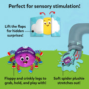 Skillmatics Incy Wincy Spider: Interactive Sensory Cloth Book
