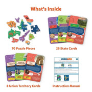 Skillmatics India Map Puzzle Floor Puzzle & Game
