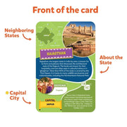 Skillmatics India Map Puzzle Floor Puzzle & Game