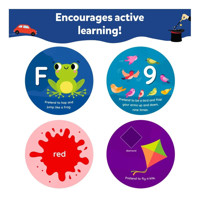 Skillmatics Jump and Learn - Flash Cards for Toddlers