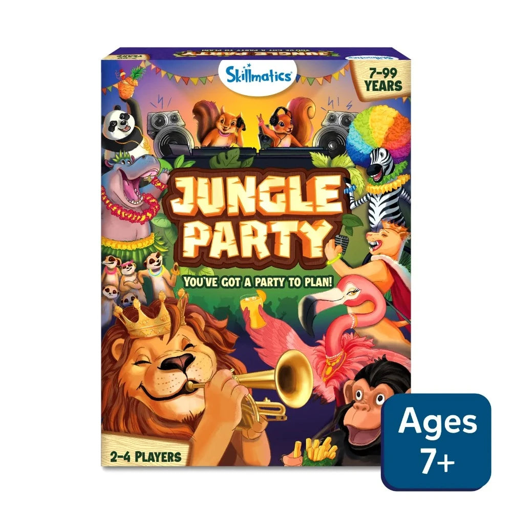 Skillmatics Jungle Party - Card Game of Strategy & Luck