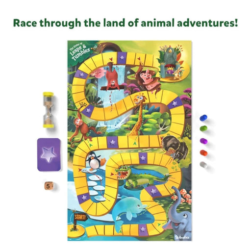 Skillmatics Leaps & Tumbles Board Game-Board Games-Skillmatics-Toycra